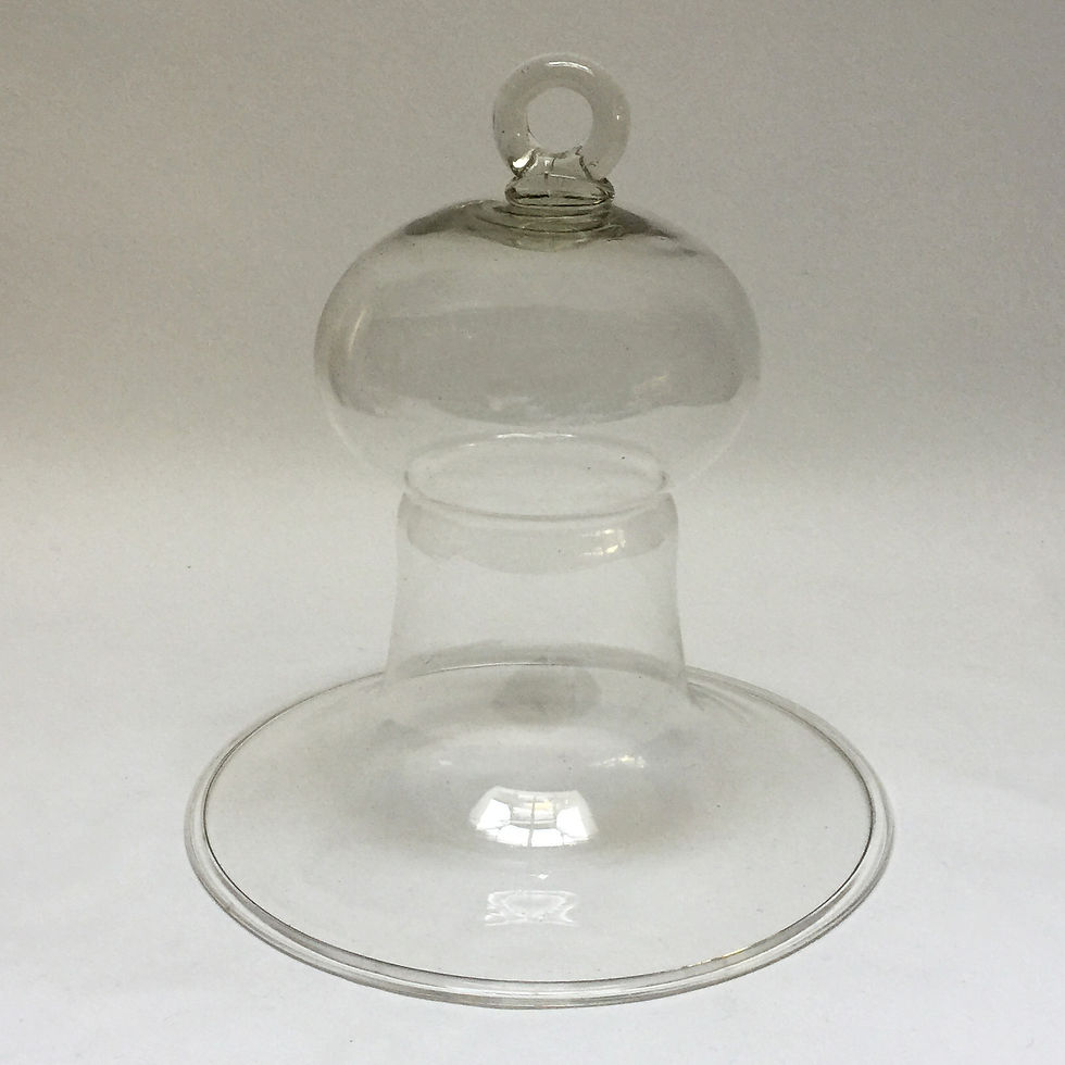 Thumbnail: Antique Glass Smoke Bell