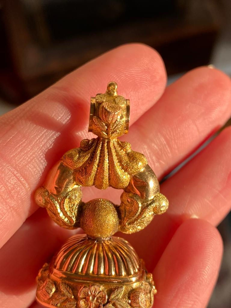 Thumbnail: High Carat Large & Flamboyant Amethyst Georgian Fob