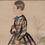 Thumbnail: Naive Watercolour Of  A Little Boy C1840/50