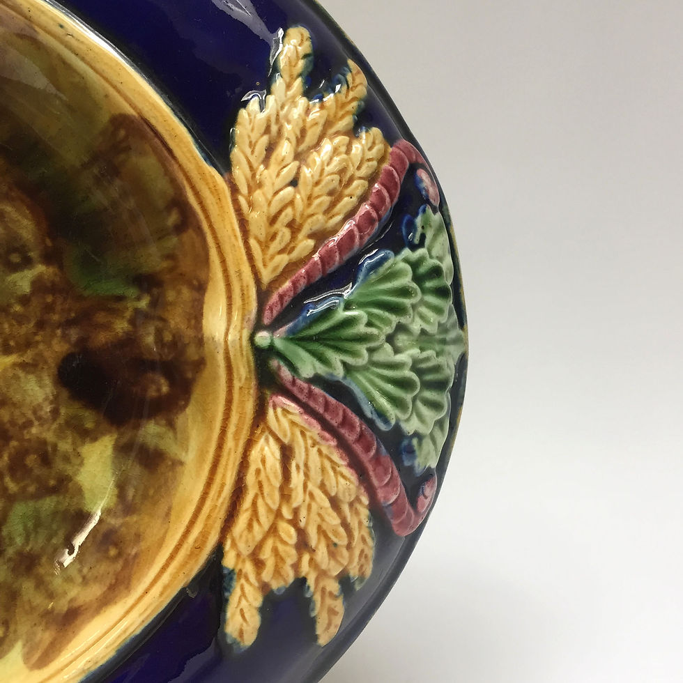 Thumbnail: Majolica Bread Plate