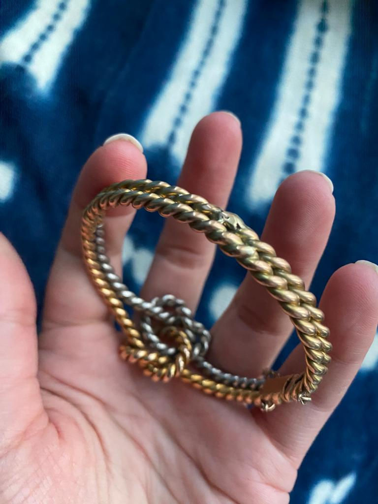 Thumbnail: 18ct Platinum Knot Bracelet