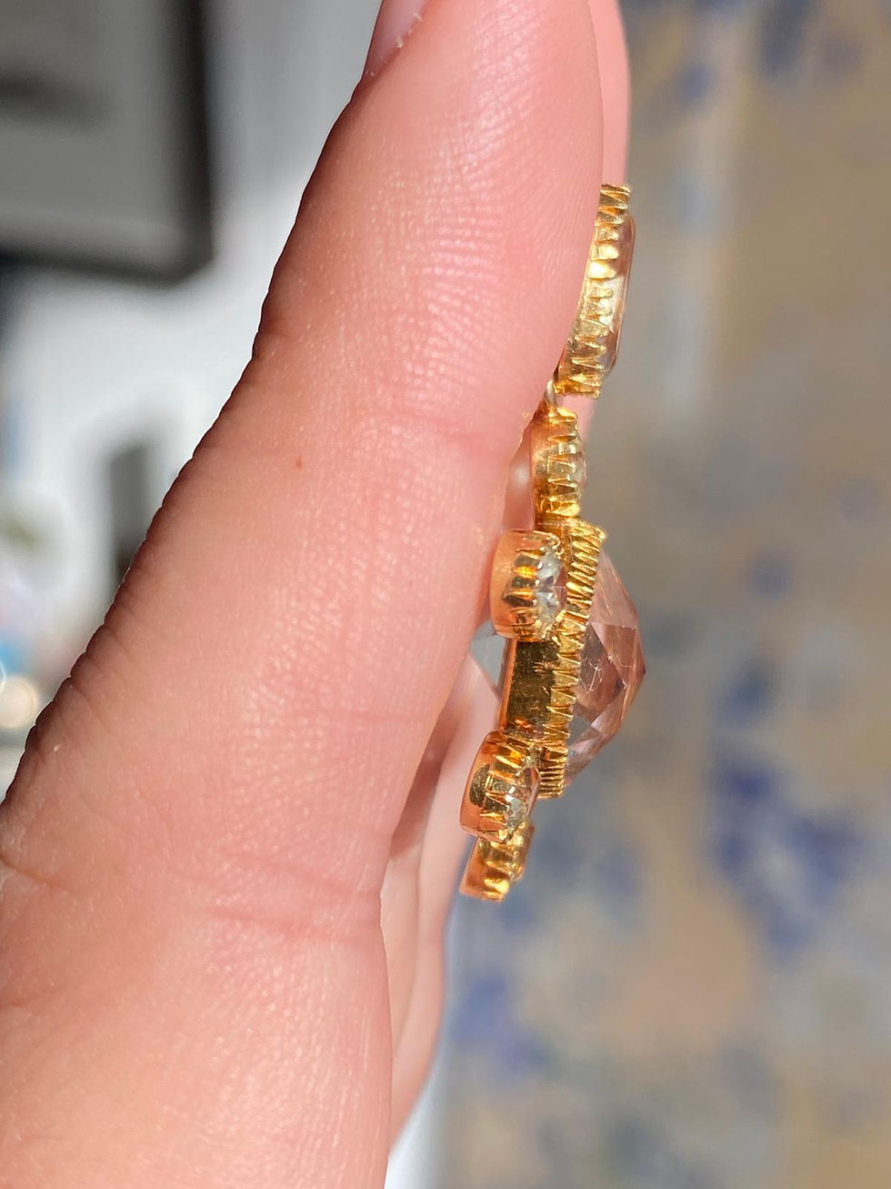 Thumbnail: Victorian Chrysolite & Rock Crystal Pendant