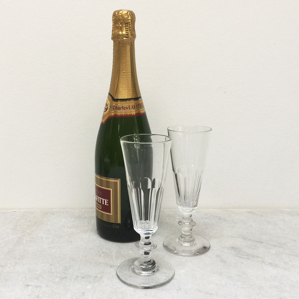 Thumbnail: A Pair Of French Champagne Flutes
