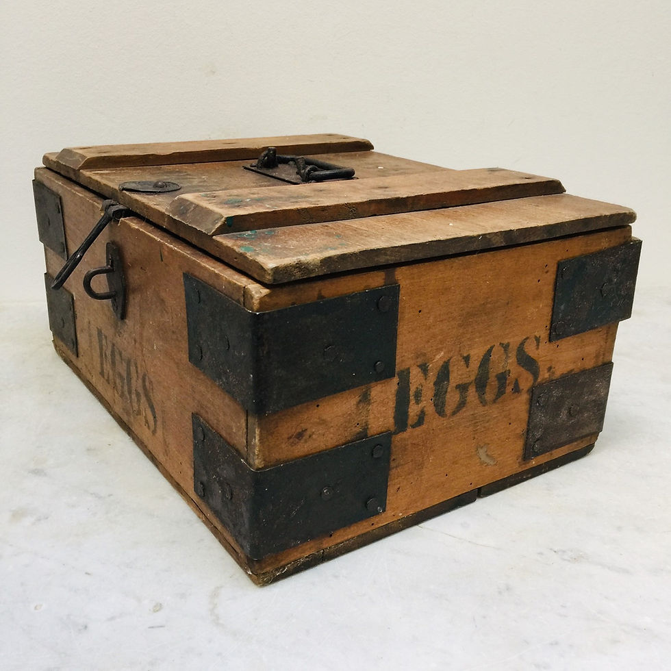 Thumbnail: Early 20th Century Wooden Egg Crate
