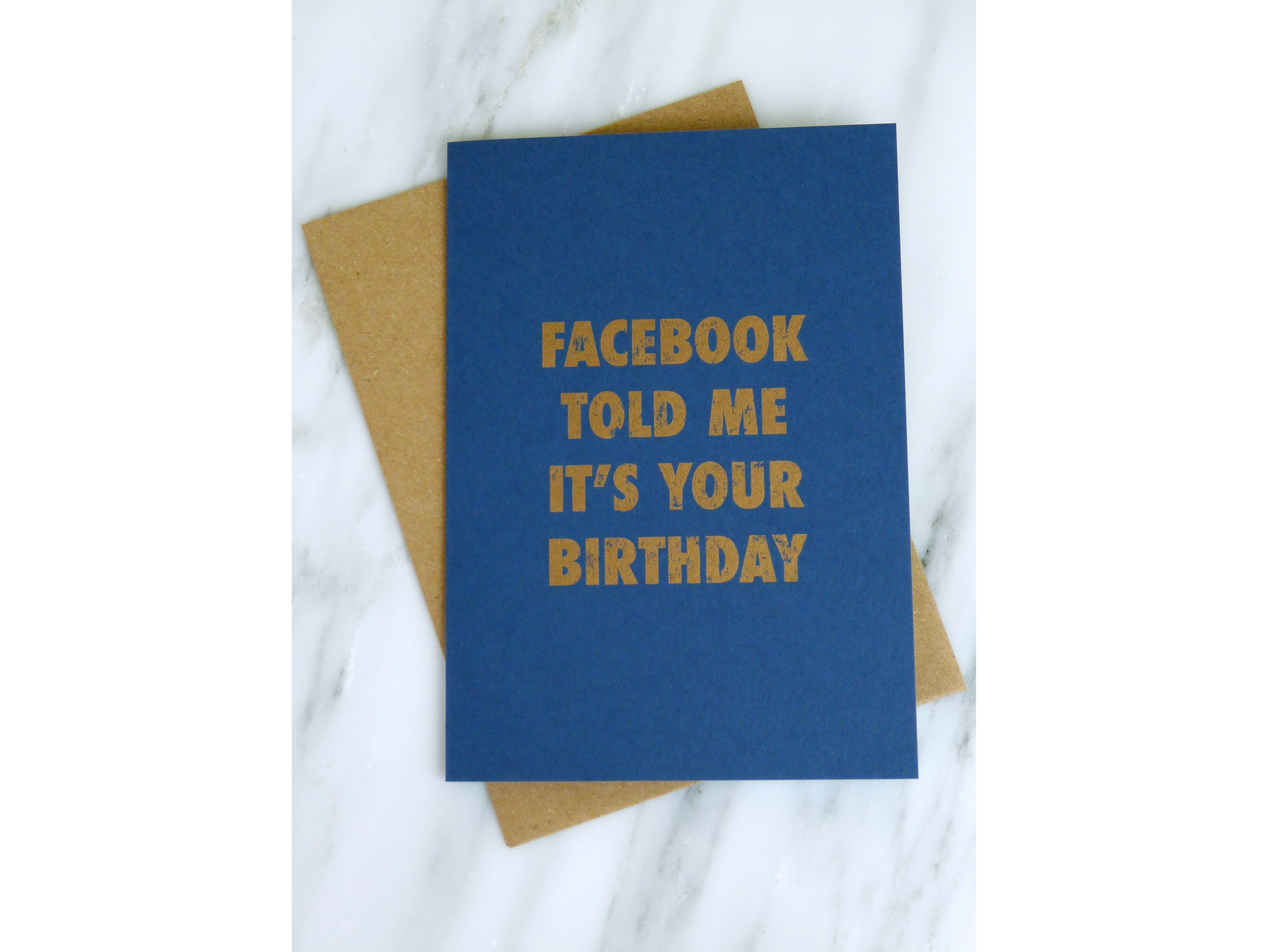 Facebook told me
