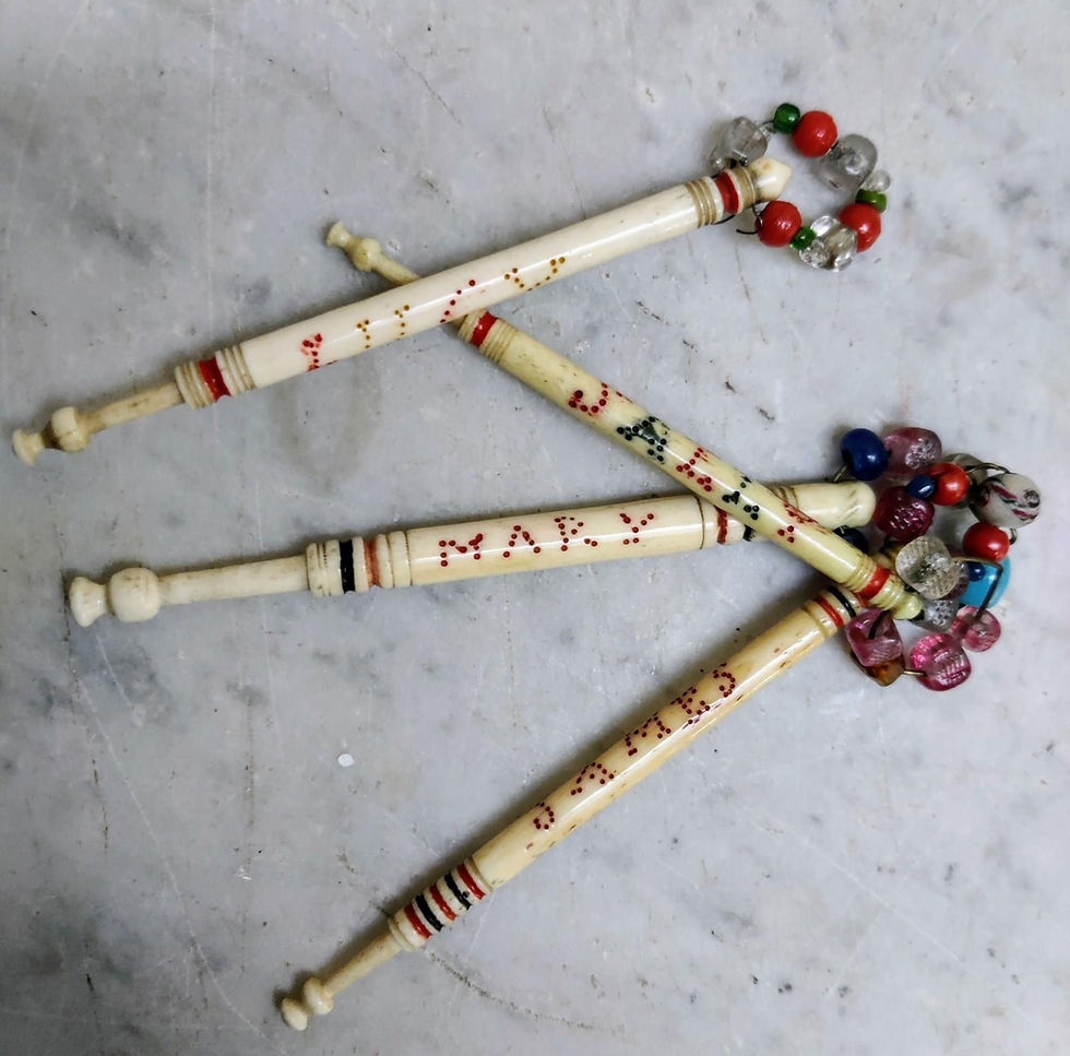 Thumbnail: 'LUCY' Bone Lacemaking Bobbin