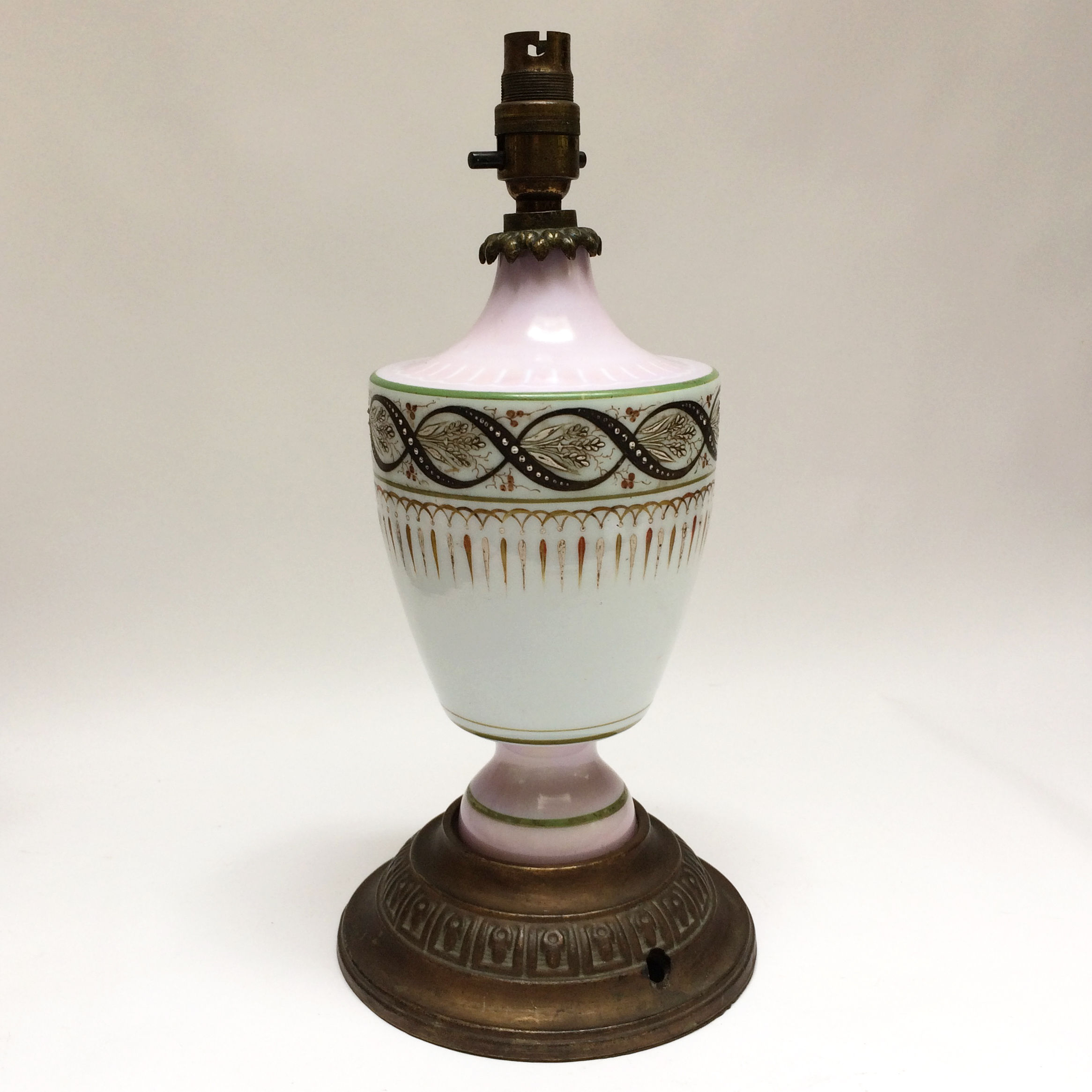 Fabulous Opaline Glass Table Lamp