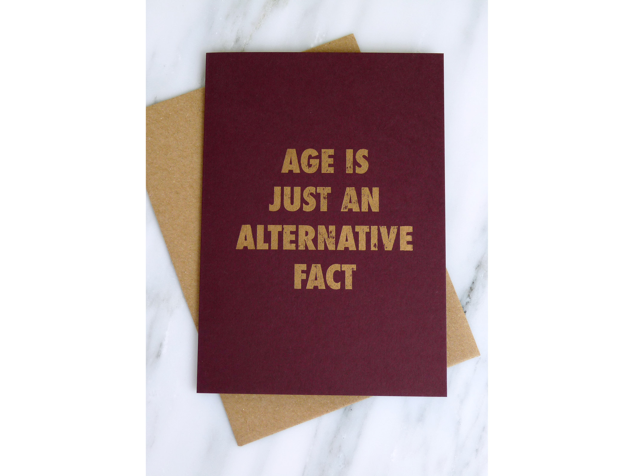Age is just an alternative fact