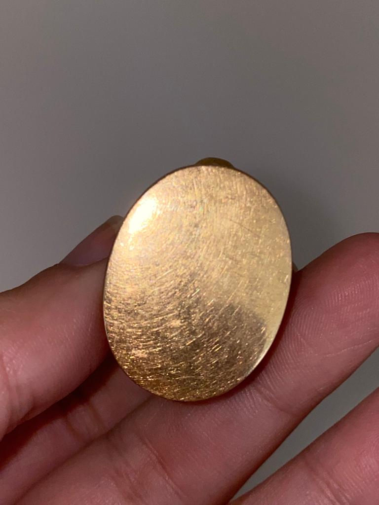 Thumbnail: Georgian 18ct Enamel floral & Chain Link Amethyst Fob