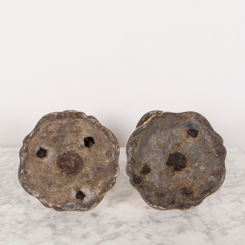 Thumbnail: Pair of Victorian Gilded Candlesticks