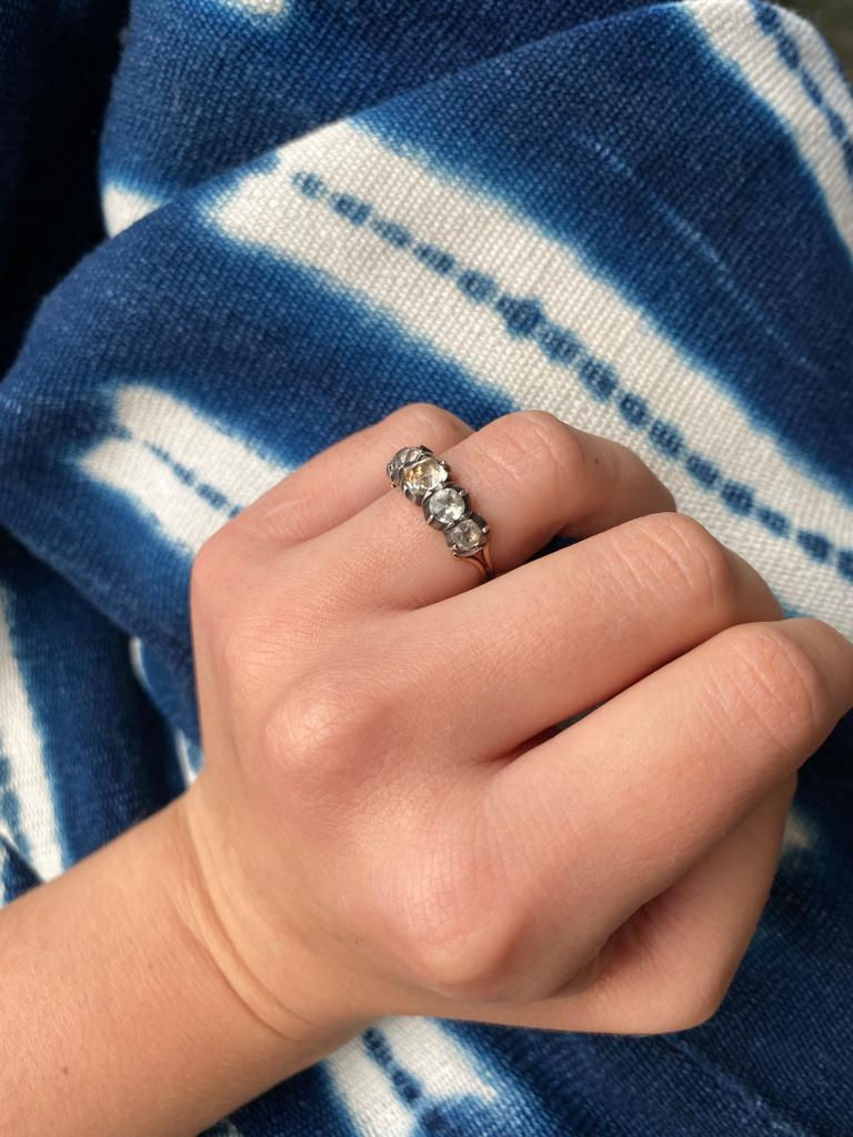 Thumbnail: Georgian Foiled Paste Ring