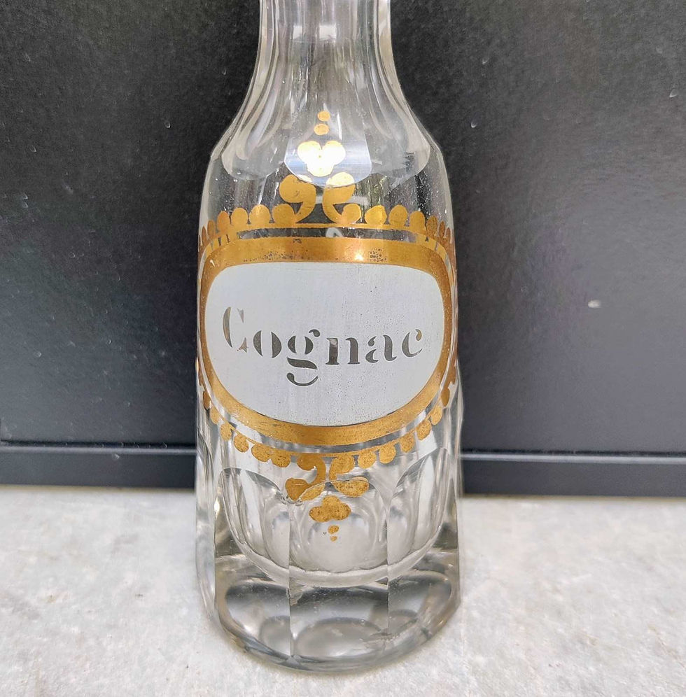 Thumbnail: Pretty Little C19th Cognac Flask