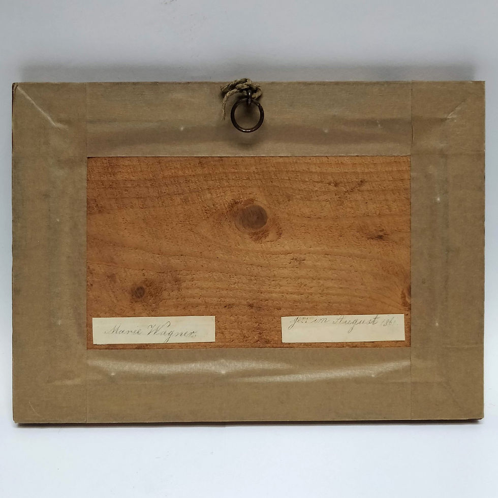 Thumbnail: Pencil And Crayon Drawing Still Life Of Fruit Dated 1861