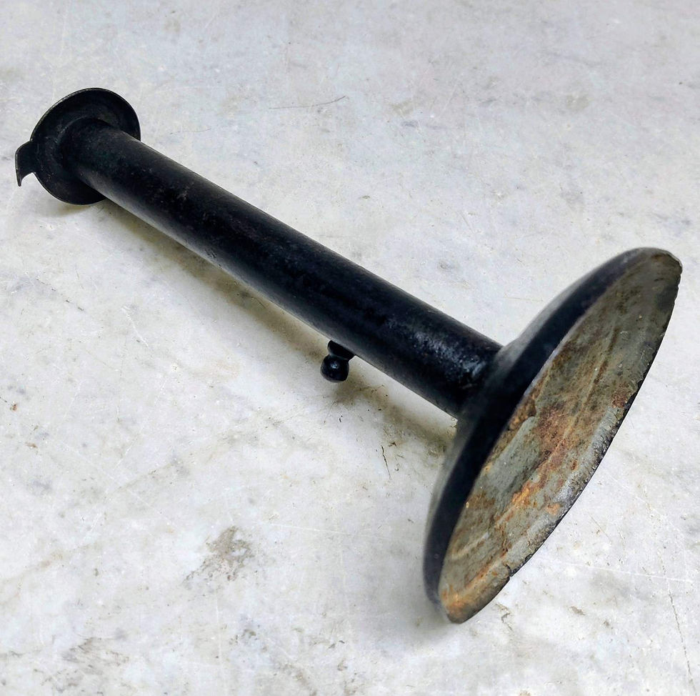 Thumbnail: Antique Tin ‘Hogscraper’ Candlestick