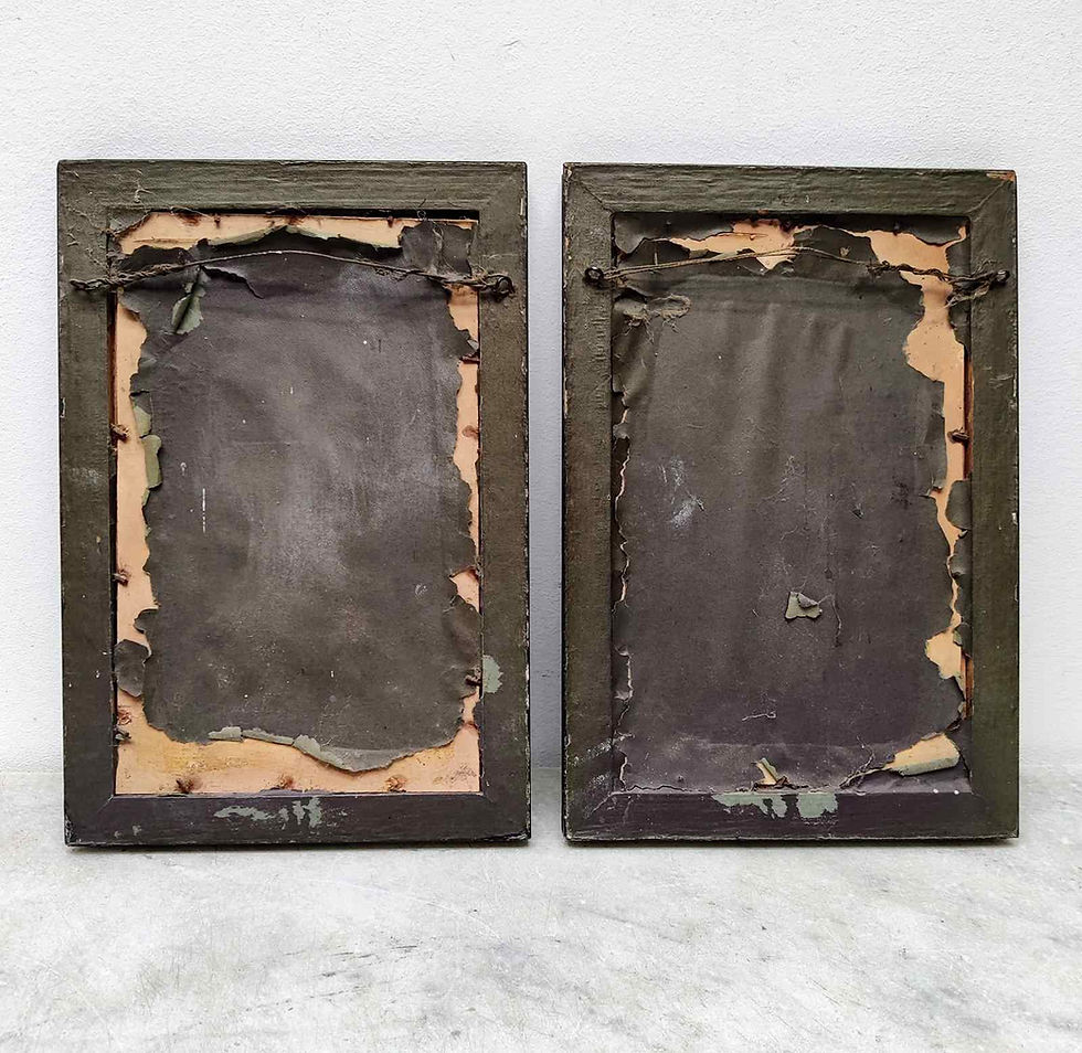 Thumbnail: Charming Silhouettes Of Two Young Gentlemen C1840