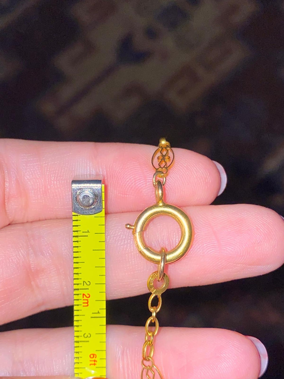 Thumbnail: European Flat Cut Out Link Chain 12.2 Grams