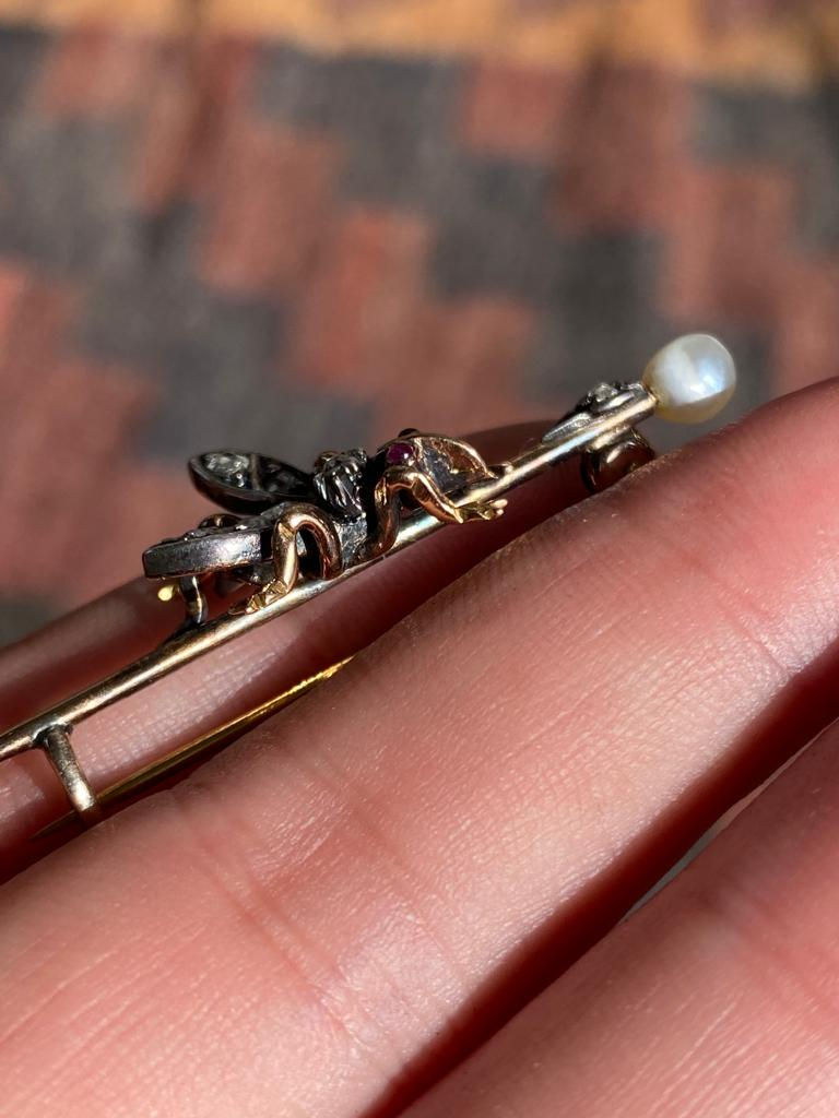 Thumbnail: Diamond Encrusted Fly Pin