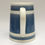 Thumbnail: Large Continental Blue And White Banded Tankard
