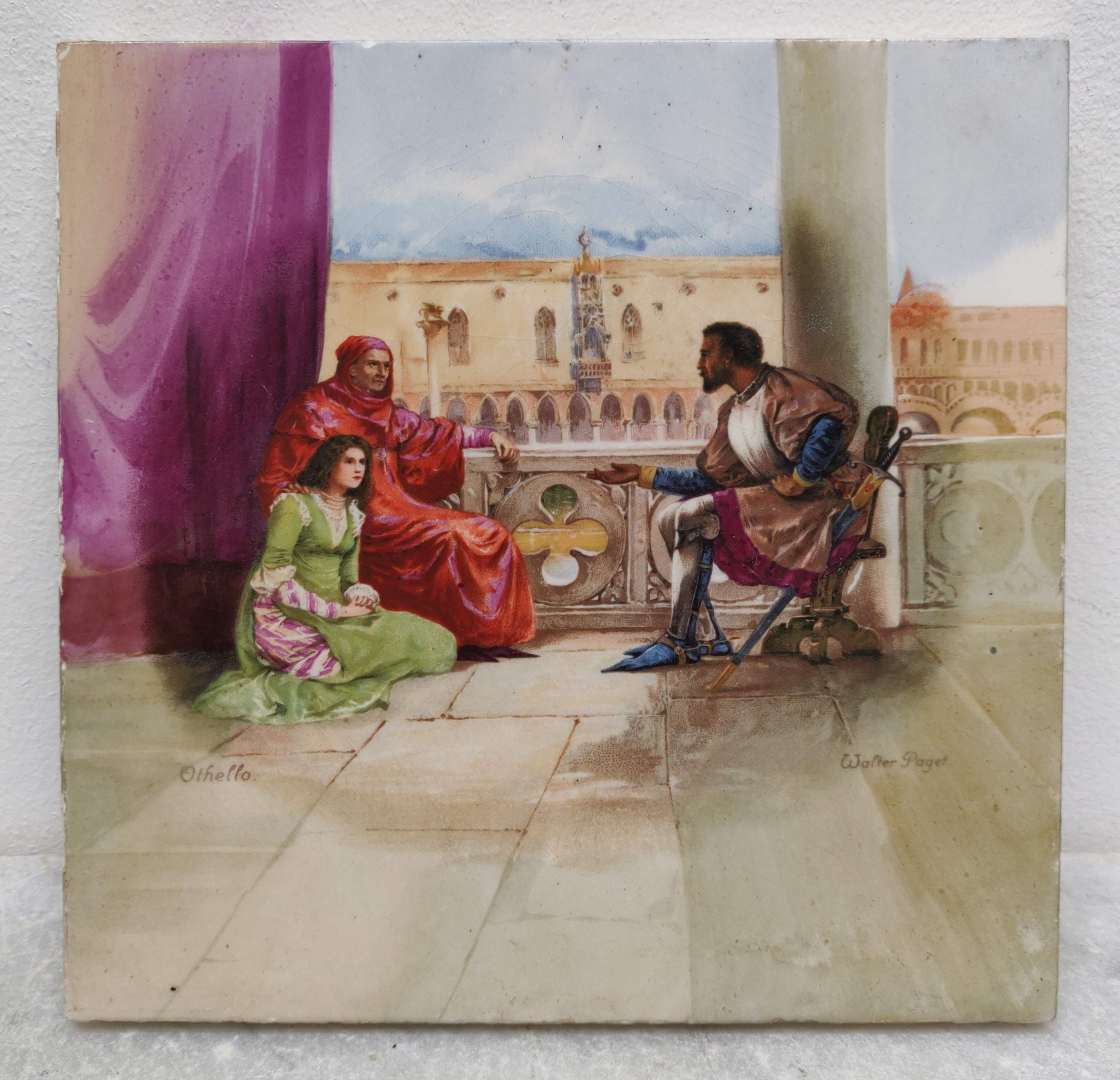 Minton Tile From A Series Of Shakespearian Scenes