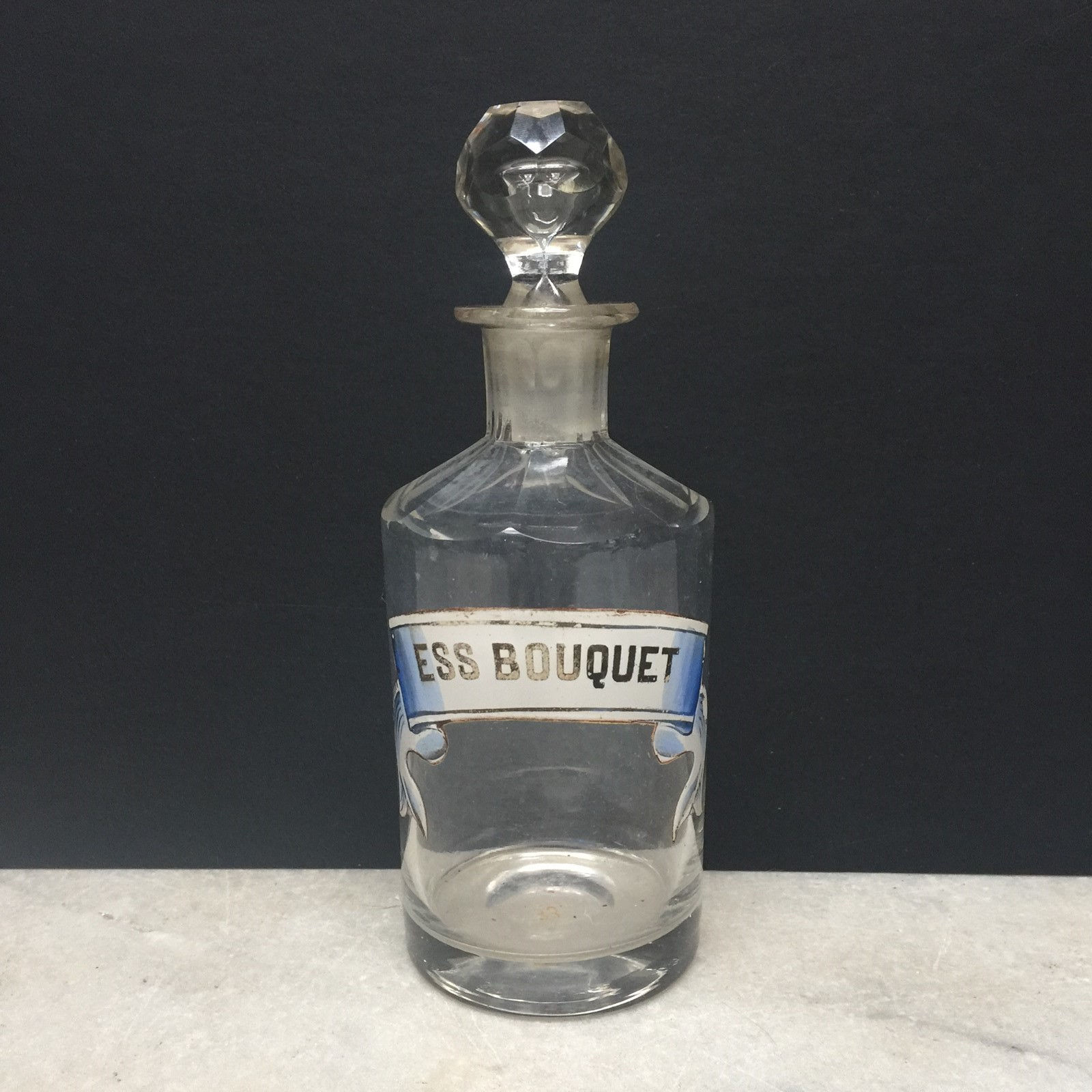 Wonderful 19th Century Perfume Flask- Ess Bouquet