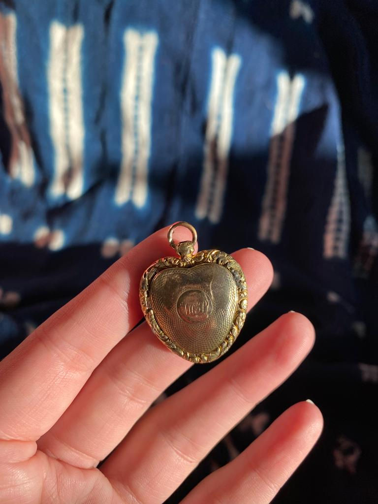 Thumbnail: Georgian Back & Front Heart Locket
