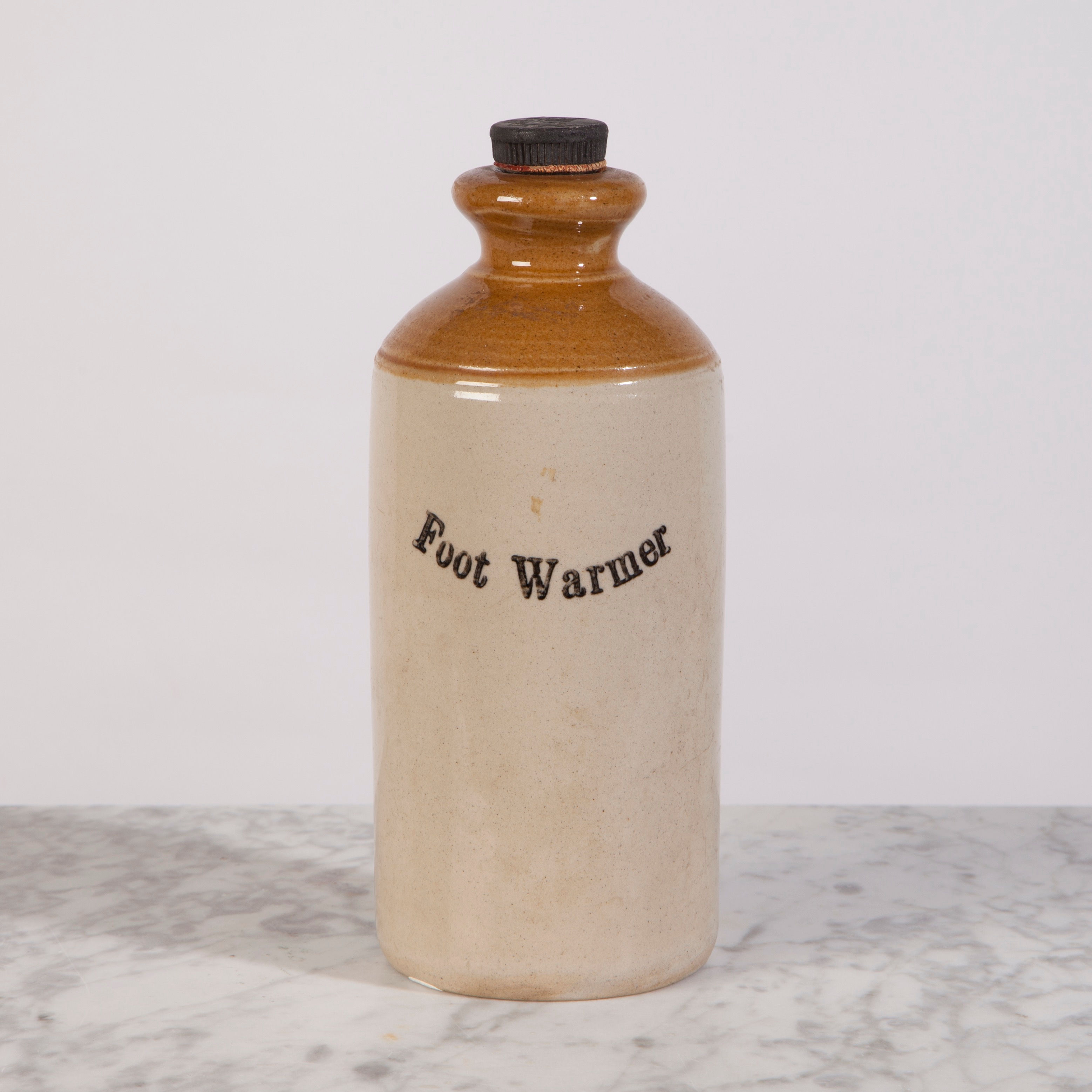 Ceramic 'Foot Warmer' Bottle