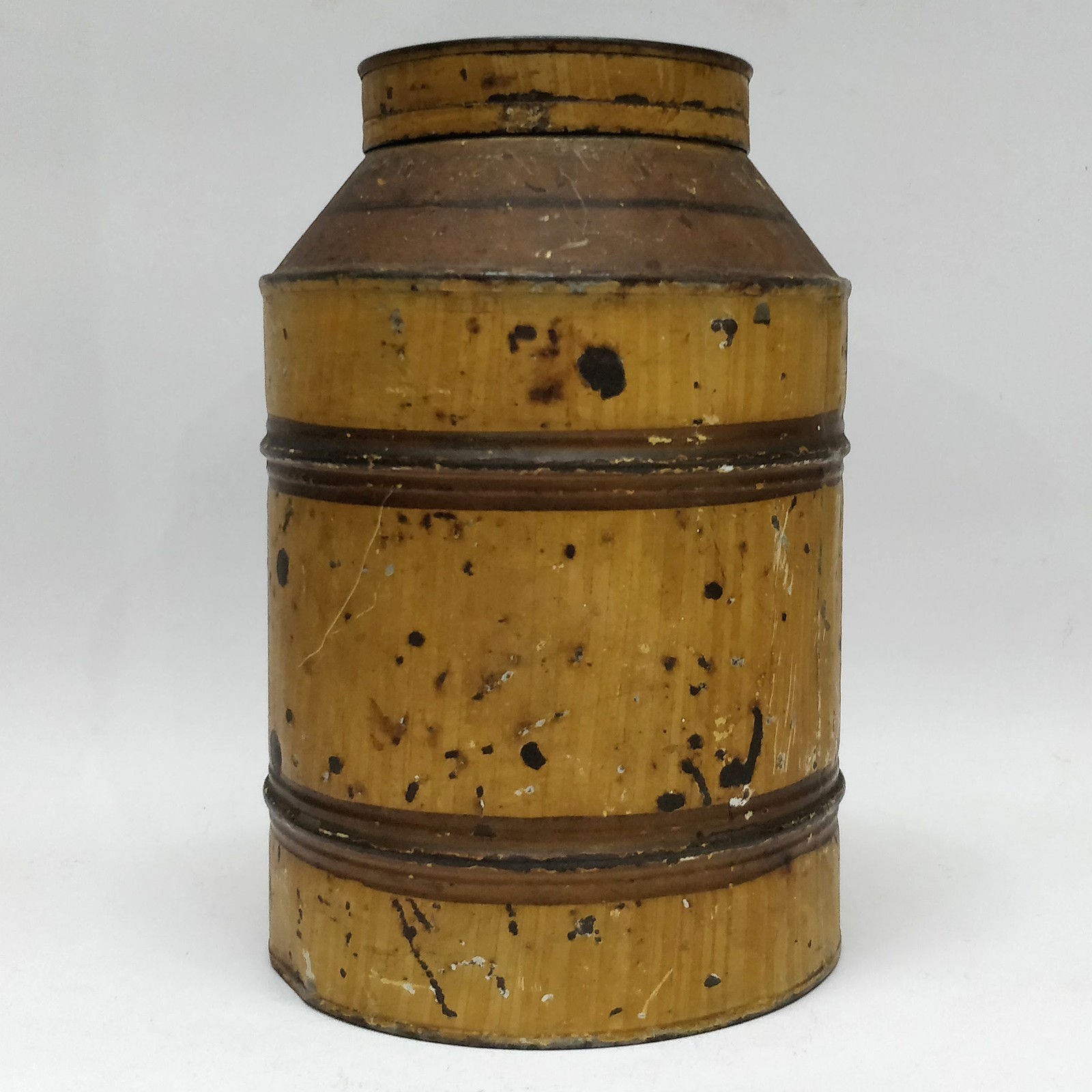 Painted Toleware Canister