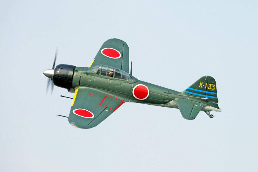 FMS-A6M ZERO GREEN-1400MM PNP