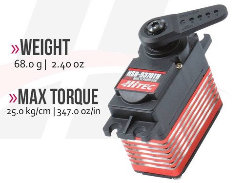 HSB-9370TH Multi-Purpose, Brushless, Titanium Gear Servo | קו