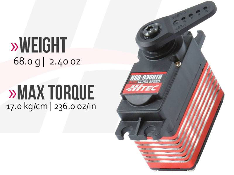 HSB-9360TH High Speed, Brushless, Titanium Gear Servo