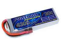 FullymaX LiPo Battery 3S 11.1V 4300mAh 30C T-Plug0