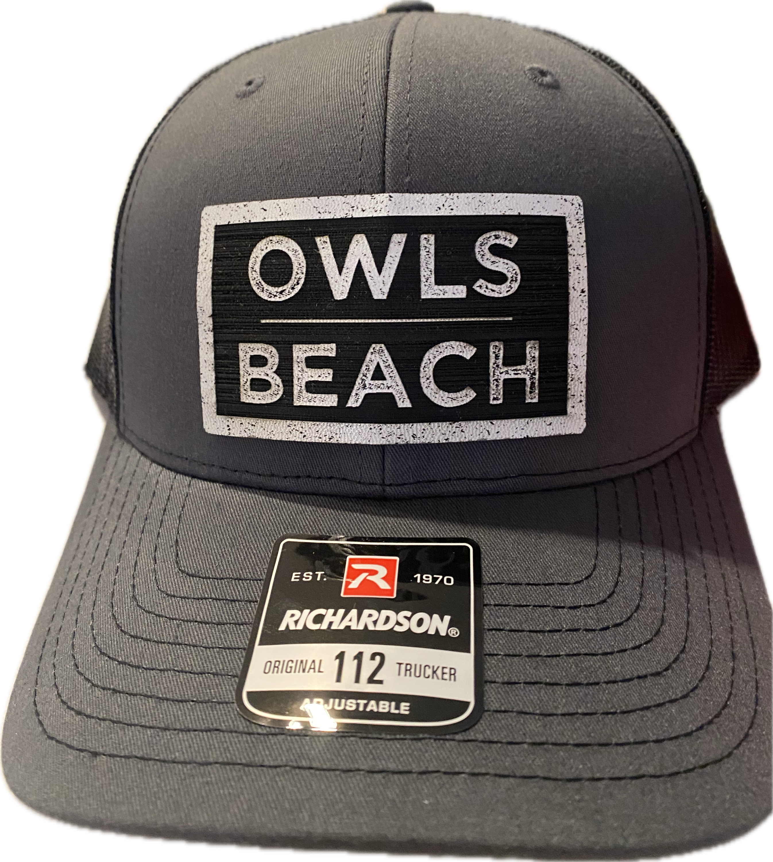 Sandy Owls / White Color Patch / Grey Black Hat