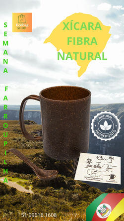 CANECA EM FIBRA NATURAL