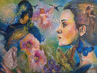 ARTE COLIBRÍ, COLIBRIES, ARTE GUATEMALA