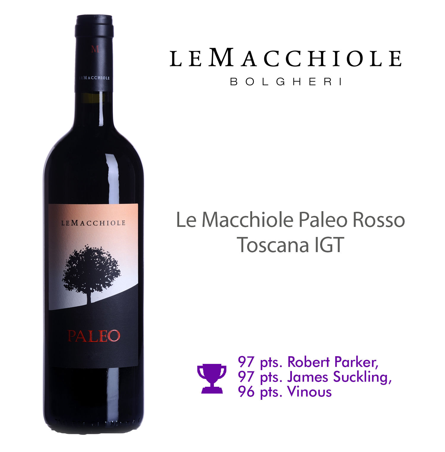 Le Macchiole Paleo Rosso Toscana IGT 750 ml
