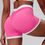Thumbnail: Women's Sexy High Waisted Sports Yoga Pants Running Tight Lift Hip Splicing Shor
