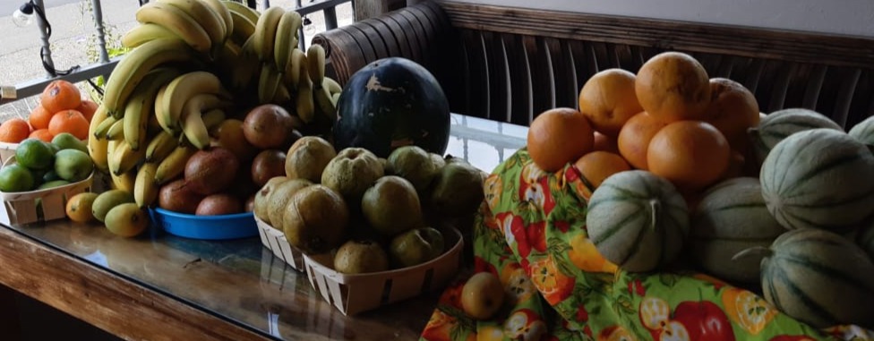 Arranged Food and Objects