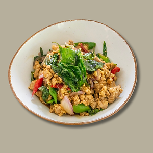 Chicken with Hot Basil Leaves