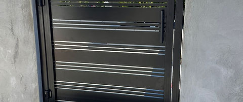 Custom Aluminum gate