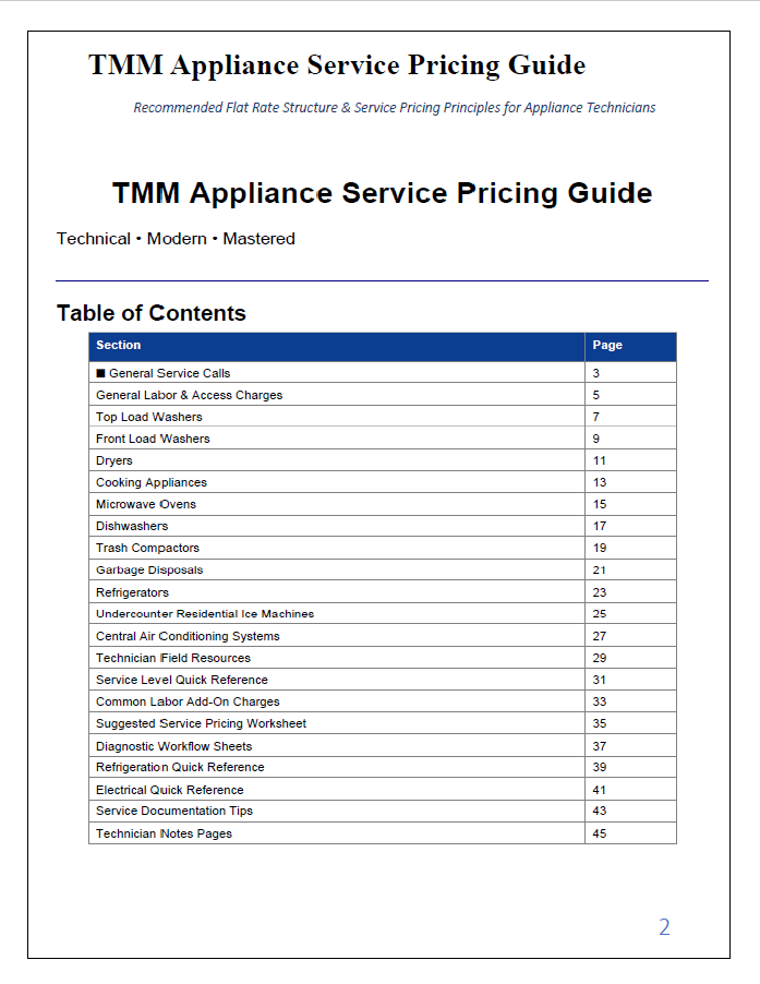 Thumbnail: Technician Pricing Guide June 2026