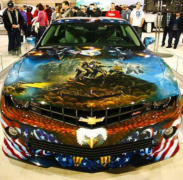 Patriotic Camaro
