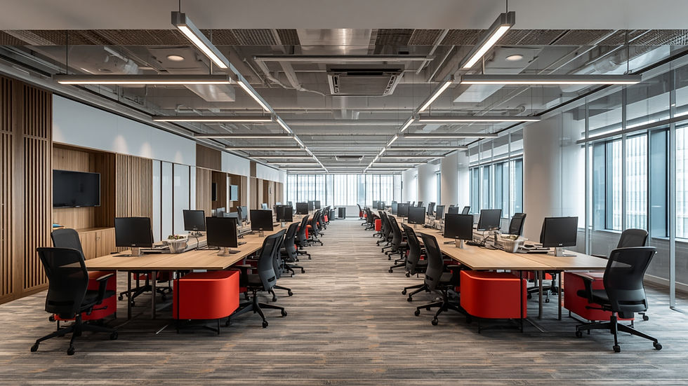 Why office design is changing in 2026 with flexible workspaces, smart technology, and modern commercial office interiors
