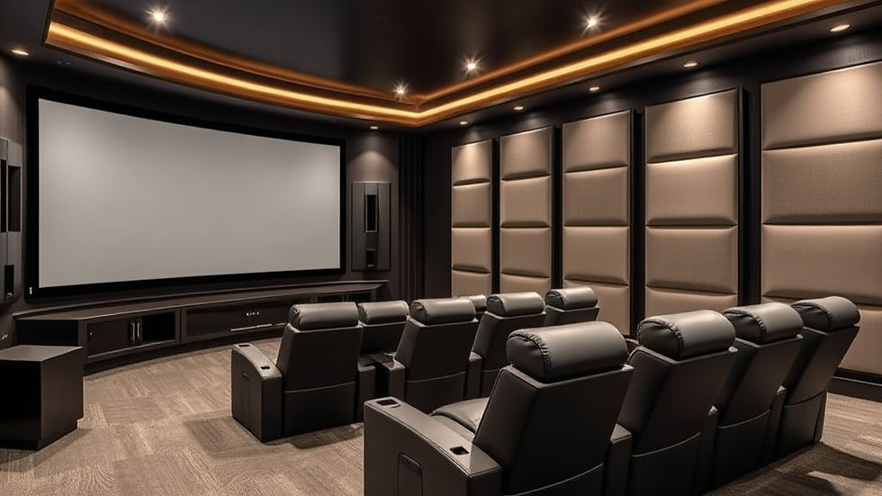 Why home theater design matters for creating a luxury entertainment room with immersive viewing and sound experience