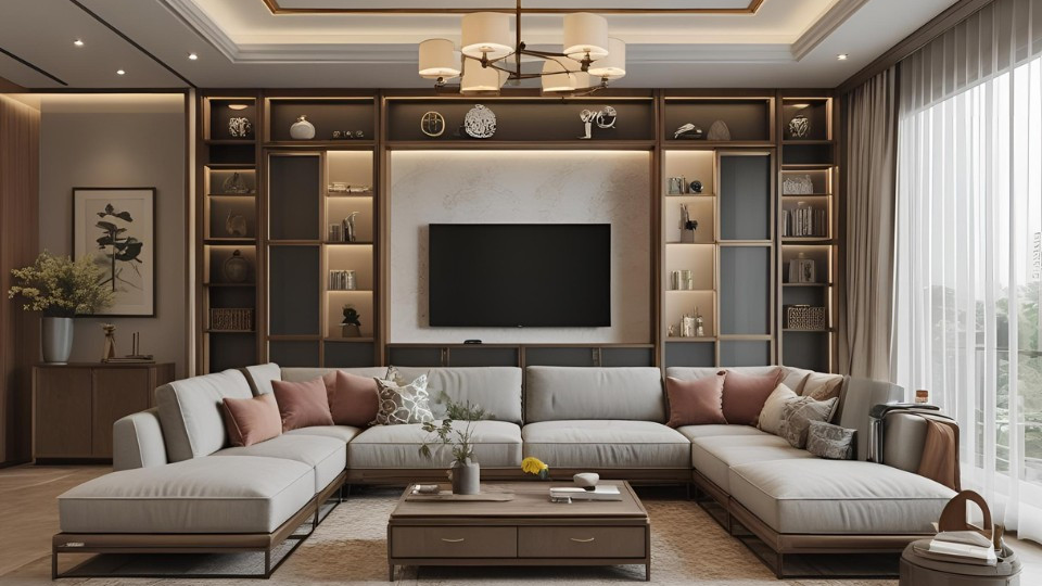 Which interior design style is better for Indian apartments with modern layouts, smart storage, and functional furniture