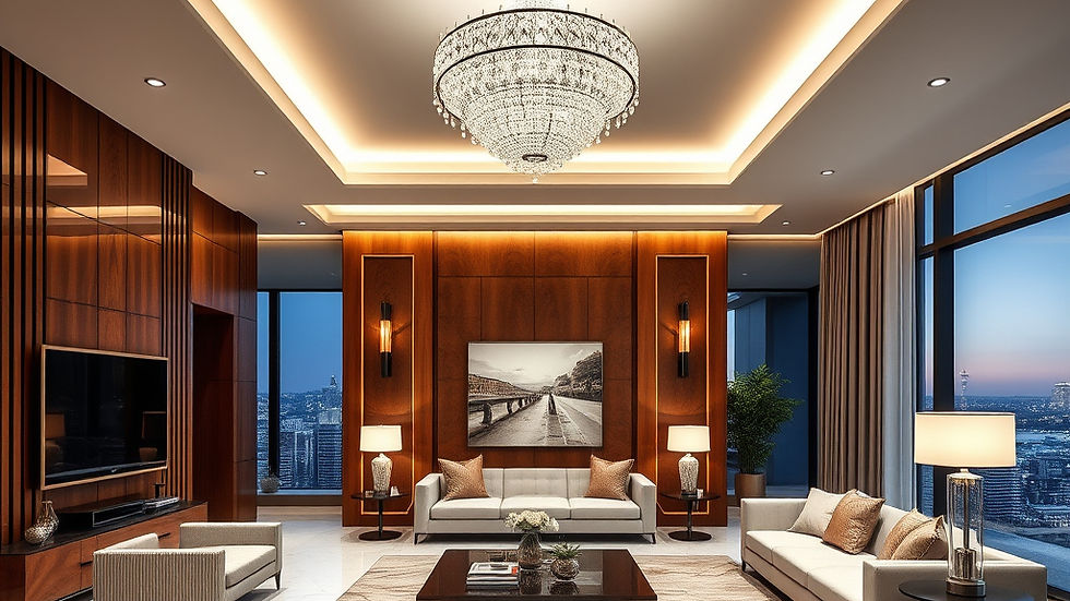 Layer your lighting for depth and ambience in modern home interiors