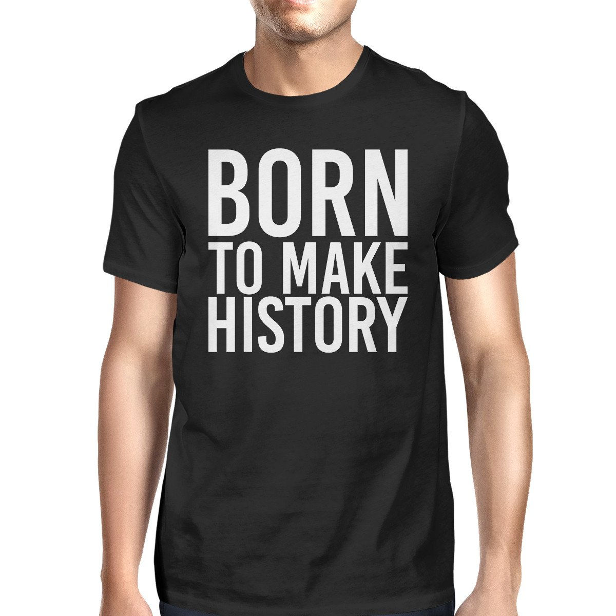 Born to Make History Men's Black Shirts