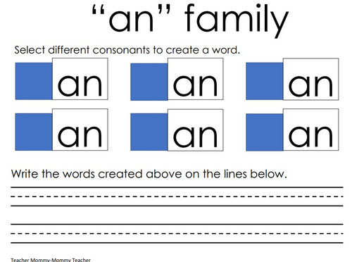 Short a Word Family Activity | Teacher Mommy-Mommy