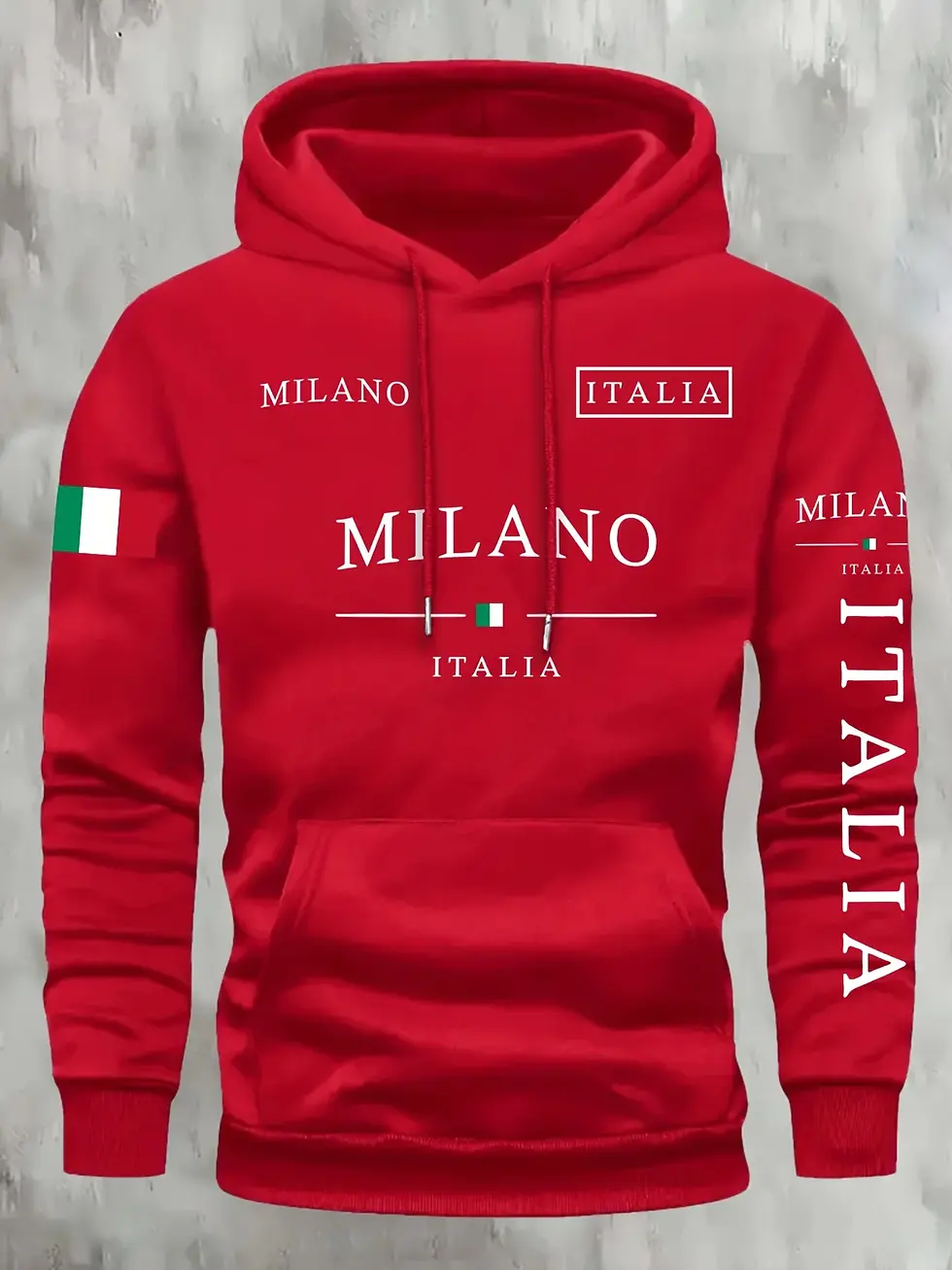 Miniatura: ITALIA MILANO Men Women Hoodie Outdoor Street Casual Sports Vacation Trend Sprin