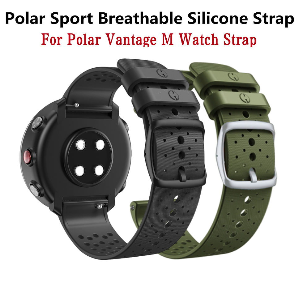 Miniatura: Galaone Silicone Smartwatch Band Bracelet For Polar Vantage M Straps Wristband R