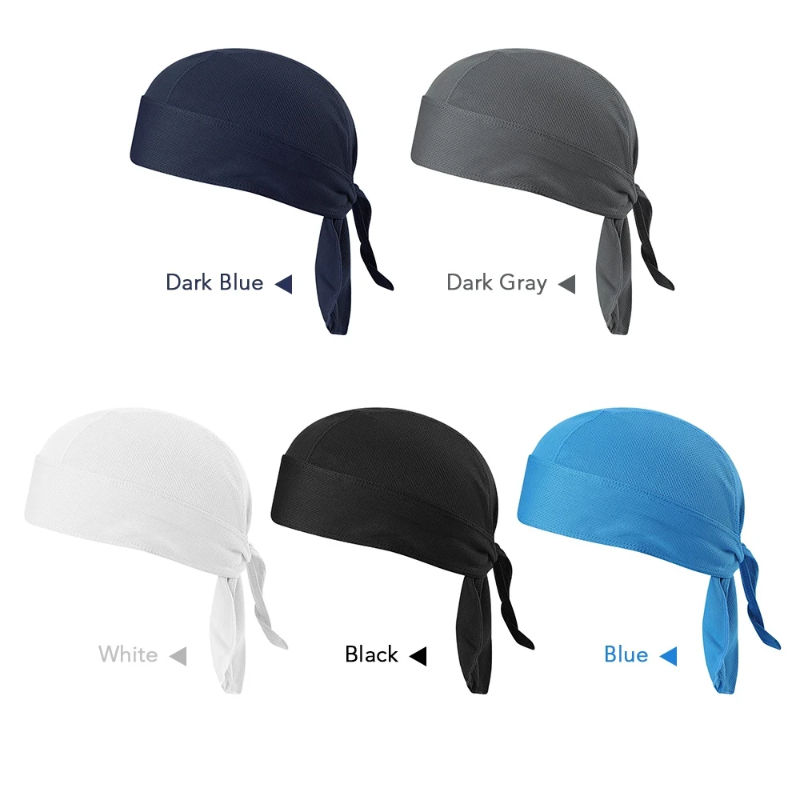 Miniatura: Bicycle Headband Sweat-wicking Cap Cycling Headscarf Quick-dry Sun-Protective Ha